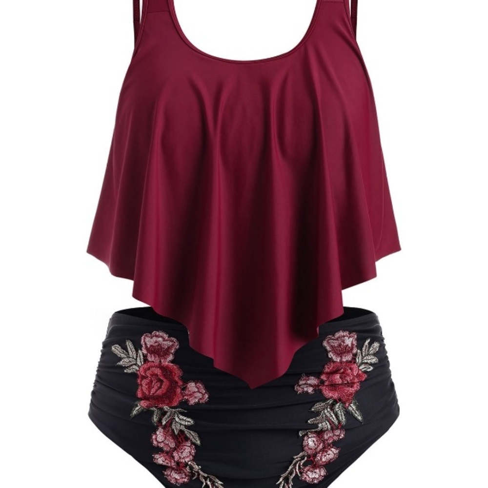 NWT plus sized bikini, tankini, high waisted